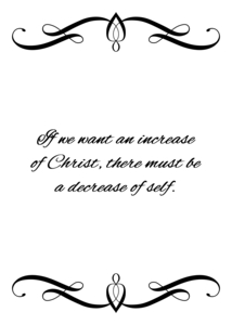 Christ of increase