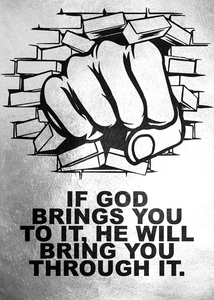 Breakthrough Motivational Wall Art