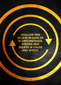Cause and Effect Motivational Wall Art