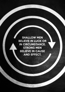 Cause and Effect Motivational Wall Art