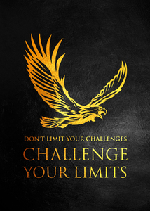 Challenge Your Limits Motivational Wall Art