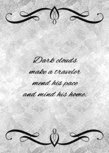 dark clouds silver