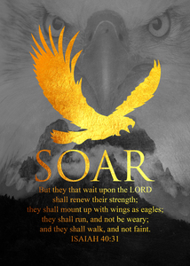 Isaiah 40:31 Bible Verse Wall Art