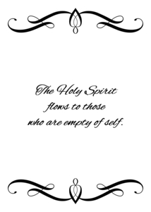 empty of self
