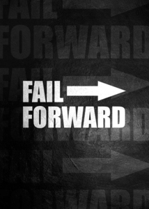 Fail Forward Motivational Wall Art