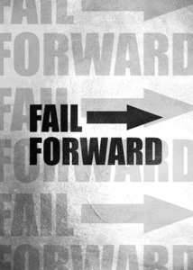Fail Forward Motivational Wall Art
