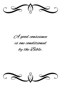 good conscience
