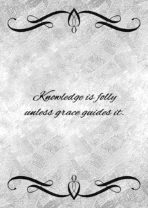 knowledge and grace silver