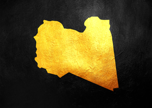 libya gold map