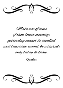 Time Motivational Wall Art