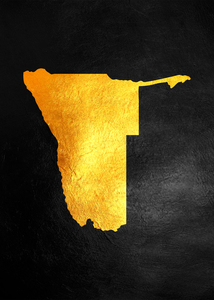namibia gold map