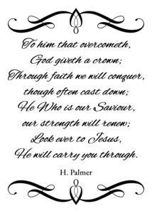 overcomer and conqueror
