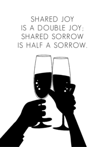 shared joy white