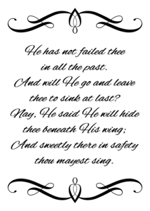 singing not sinking