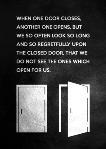 Door of Opportunity Motivational Wall Art