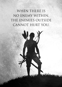 African Proverb Motivational Wall Art