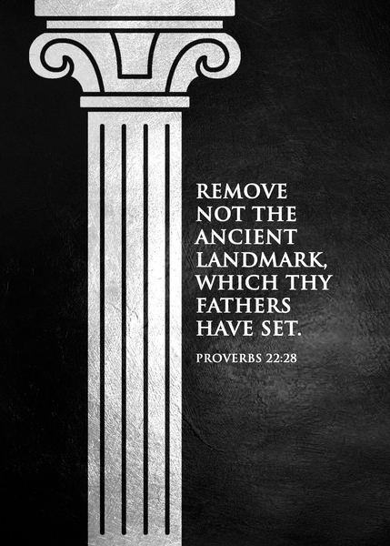 Proverbs 22:28 Bible Verse Wall Art by ABConcepts