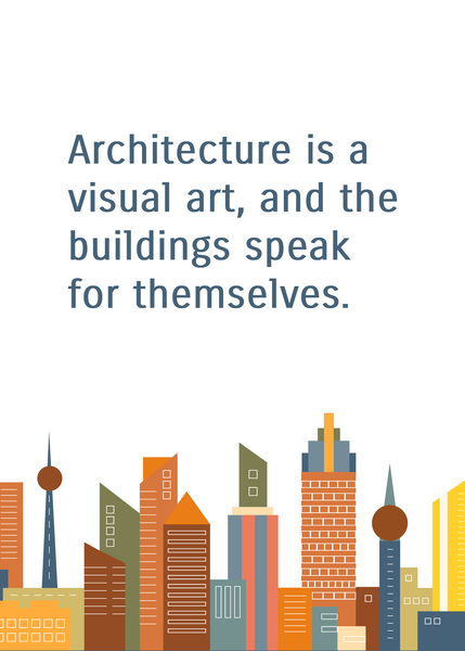architecture is a visual art Digital Download