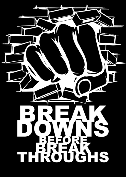 breakdowns before breakthroughs black Digital Download