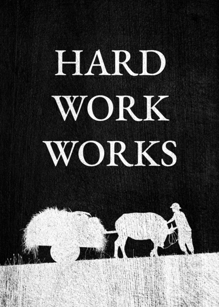 hard work works silver by ABConcepts