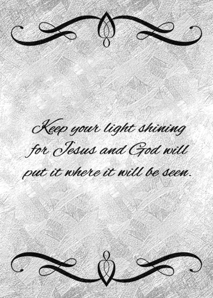 keep the light shining silver Digital Download