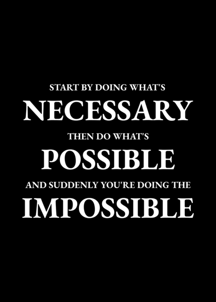 necessary possible impossible black by ABConcepts