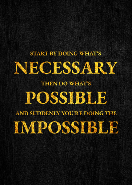 necessary possible impossible gold by ABConcepts