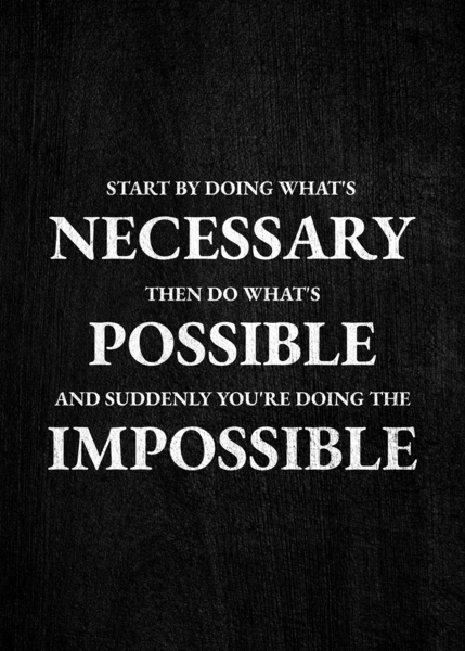 necessary possible impossible silver by ABConcepts