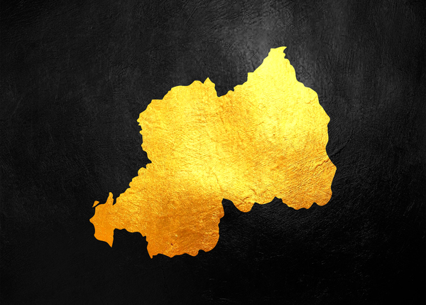 rwanda gold map by ABConcepts