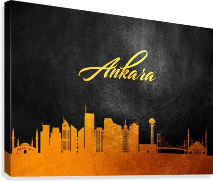 ankara gold Canvas Print