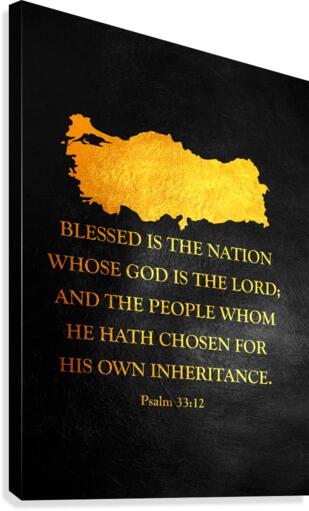 turkey gold Canvas Print