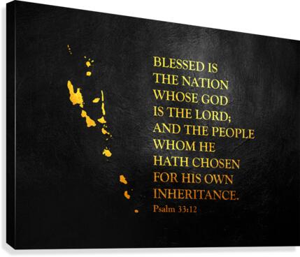 vanuatu gold Canvas Print