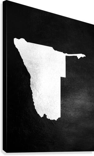 namibia gold map Canvas Print
