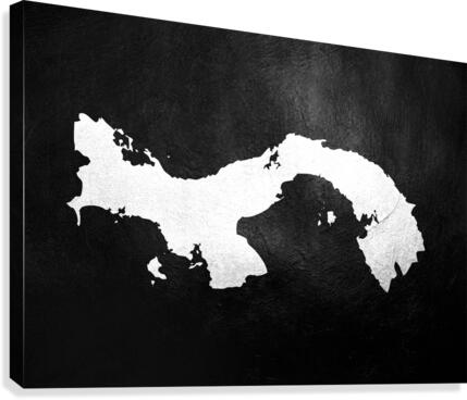 panama gold map Canvas Print