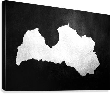 latvia silver Canvas Print