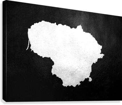 lithuania silver Canvas Print
