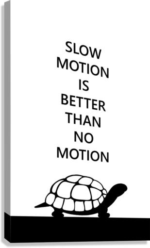 slow motion white Canvas Print