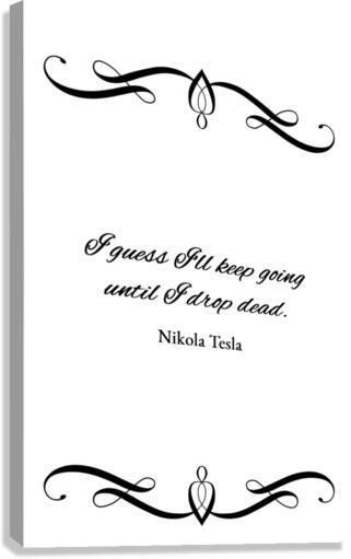 keep going plain Canvas Print