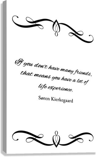 life experience plain Canvas Print