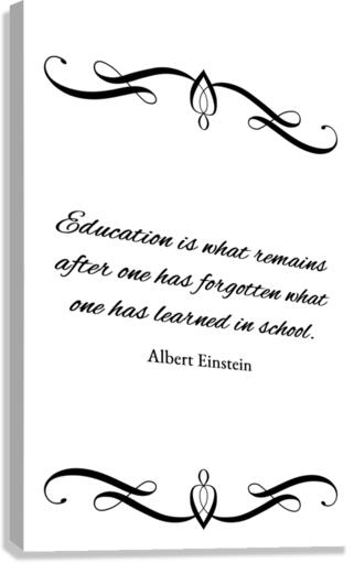 education Canvas Print