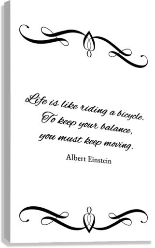 keep moving Canvas Print