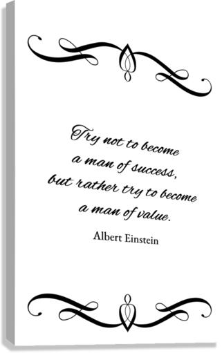 success and value Canvas Print