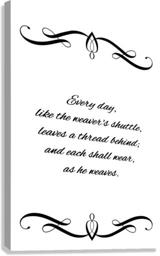 master weaver Canvas Print