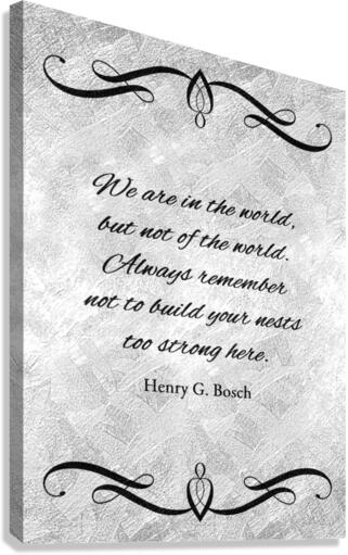 worldly nests silver Canvas Print