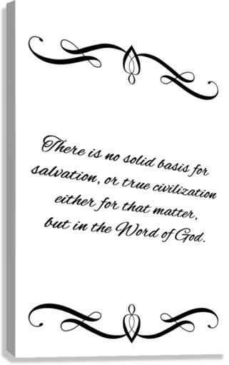solid basis Canvas Print