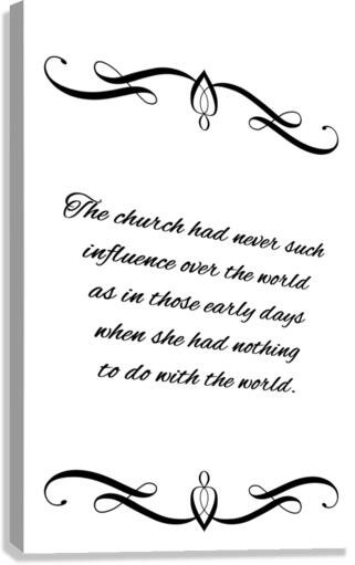 church influence Canvas Print