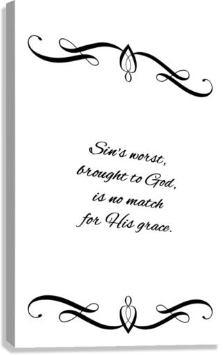 powerful grace Canvas Print