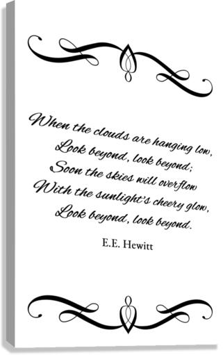 look beyond Canvas Print