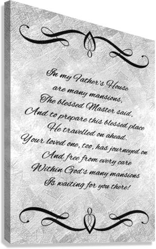 blessed place silver Canvas Print