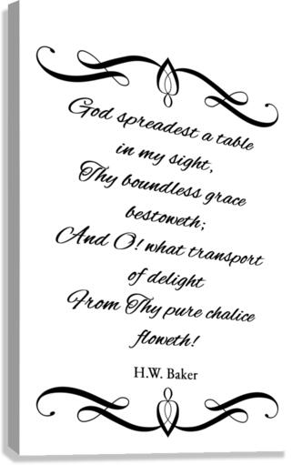 boundless grace Canvas Print